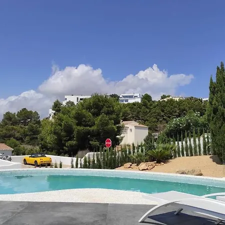 Precioso Apartamento En Una Villa Con Piscina En Cumbre Del Sol Moraira Benitachell Exterior photo